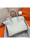 Hermes Birkin 30 Handmade Bag In Beton Ostrich Skin Replica