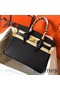 Hermes Birkin 30 Handmade Bag In Black Epsom Leather Replica