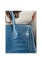 Hermes Birkin 30 Handmade Bag In Blue Tempete Crocodile Niloticus Shiny Skin Replica