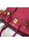 Hermes Birkin 30 Handmade Bag In Bordeaux Epsom Leather Replica