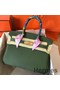 Hermes Birkin 30 Handmade Bag In Canopee Clemence Leather Replica