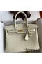 Hermes Birkin 30 Handmade Bag In Craie Crocodile Niloticus Matte Skin Replica