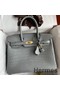 Hermes Birkin 30 Handmade Bag In Etain Crocodile Niloticus Matte Skin Replica