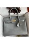 Hermes Birkin 30 Handmade Bag In Etain Crocodile Niloticus Matte Skin Replica