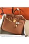 Hermes Birkin 30 Handmade Bag In Gold Clemence Leather Replica