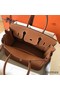 Hermes Birkin 30 Handmade Bag In Gold Clemence Leather Replica