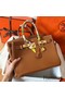 Hermes Birkin 30 Handmade Bag In Gold Epsom Leather Replica