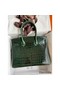 Hermes Birkin 30 Handmade Bag In Green Crocodile Porosus Shiny Skin Replica