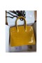 Hermes Birkin 30 Handmade Bag In Jaune Ambre Crocodile Niloticus Shiny Skin Replica