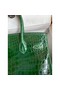 Hermes Birkin 30 Handmade Bag In Malachite Crocodile Niloticus Shiny Skin Replica