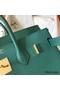 Hermes Birkin 30 Handmade Bag In Malachite Epsom Leather Replica