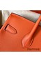 Hermes Birkin 30 Handmade Bag In Orange Epsom Leather Replica