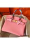 Hermes Birkin 30 Handmade Bag In Pink Epsom Leather Replica