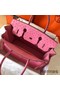 Hermes Birkin 30 Handmade Bag In Pink Ostrich Skin Replica