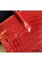 Hermes Birkin 30 Handmade Bag In Red Crocodile Niloticus Shiny Replica