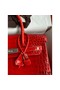 Hermes Birkin 30 Handmade Bag In Red Crocodile Niloticus Shiny Skin Replica