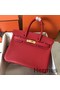 Hermes Birkin 30 Handmade Bag In Red Epsom Leather Replica