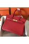 Hermes Birkin 30 Handmade Bag In Red Epsom Leather Replica