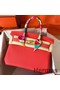 Hermes Birkin 30 Handmade Bag In Rose Extreme Clemence Leather Replica