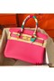 Hermes Birkin 30 Handmade Bag In Rose Lipstick Epsom Leather Replica