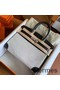 Hermes Birkin 30 Handmade Bag In Toile & Black Swift Leather Replica
