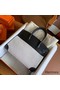 Hermes Birkin 30 Handmade Bag In Toile & Black Swift Leather Replica