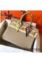 Hermes Birkin 30 Handmade Bag In Tourterelle Epsom Leather Replica