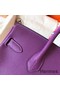 Hermes Birkin 30 Handmade Bag In Ultraviolet Clemence Leather Replica