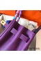 Hermes Birkin 30 Handmade Bag In Ultraviolet Clemence Leather Replica
