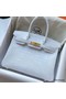 Hermes Birkin 30 Handmade Bag In White Crocodile Niloticus Matte Skin Replica