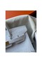 Hermes Birkin 30 Handmade Bag In White Crocodile Niloticus Matte Skin Replica