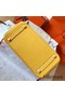 Hermes Birkin 30 Handmade Bag In Yellow Clemence Leather Replica