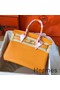 Hermes Birkin 30 Handmade Bag In Yellow Epsom Leather Replica