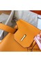 Hermes Birkin 30 Handmade Bag In Yellow Epsom Leather Replica