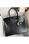 Hermes Birkin 30 Retourne Handmade Bag In Black Box Calfskin Replica