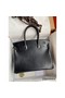 Hermes Birkin 30 Retourne Handmade Bag In Black Box Calfskin Replica
