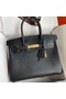 Hermes Birkin 30 Retourne Handmade Bag In Black Swift Leather Replica