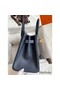 Hermes Birkin 30 Retourne Handmade Bag In Blue Nuit Epsom Calfskin Replica
