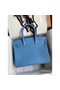 Hermes Birkin 30 Retourne Handmade Bag In Blue Paradise Clemence Leather Replica
