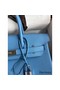 Hermes Birkin 30 Retourne Handmade Bag In Blue Paradise Clemence Leather Replica