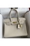 Hermes Birkin 30 Retourne Handmade Bag In Craie Clemence Leather Replica