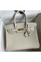 Hermes Birkin 30 Retourne Handmade Bag In Craie Epsom Calfskin Replica