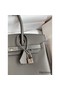 Hermes Birkin 30 Retourne Handmade Bag In Etain Epsom Calfskin Replica