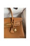 Hermes Birkin 30 Retourne Handmade Bag In Gold Epsom Calfskin Replica