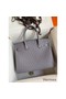 Hermes Birkin 30 Retourne Handmade Bag In Gris Asphalt Ostrich Leather Replica