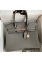 Hermes Birkin 30 Retourne Handmade Bag In Gris Meyer Clemence Leather Replica