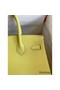 Hermes Birkin 30 Retourne Handmade Bag In Lime Epsom Calfskin Replica