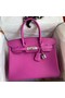Hermes Birkin 30 Retourne Handmade Bag In Magnolia Clemence Leather Replica