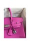 Hermes Birkin 30 Retourne Handmade Bag In Magnolia Clemence Leather Replica