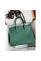 Hermes Birkin 30 Retourne Handmade Bag In Malachite Clemence Leather Replica